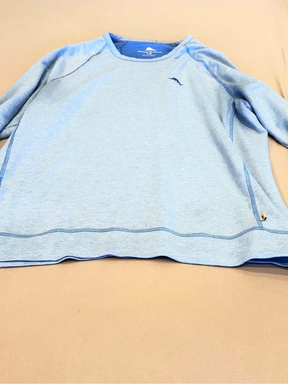 Tommy Bahama Performance Long Sleeve Shirt – Men’s Large – Light Blue